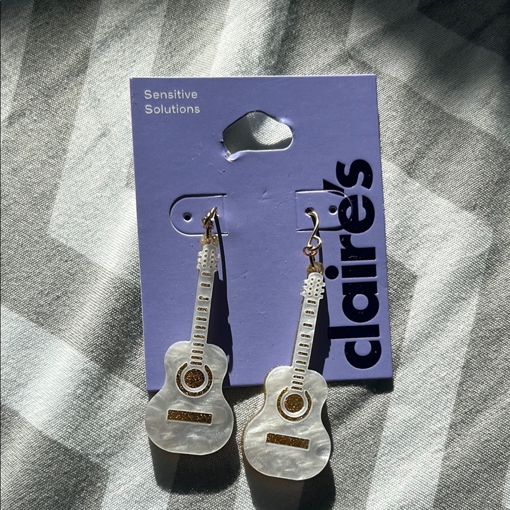 Guitar Earrings